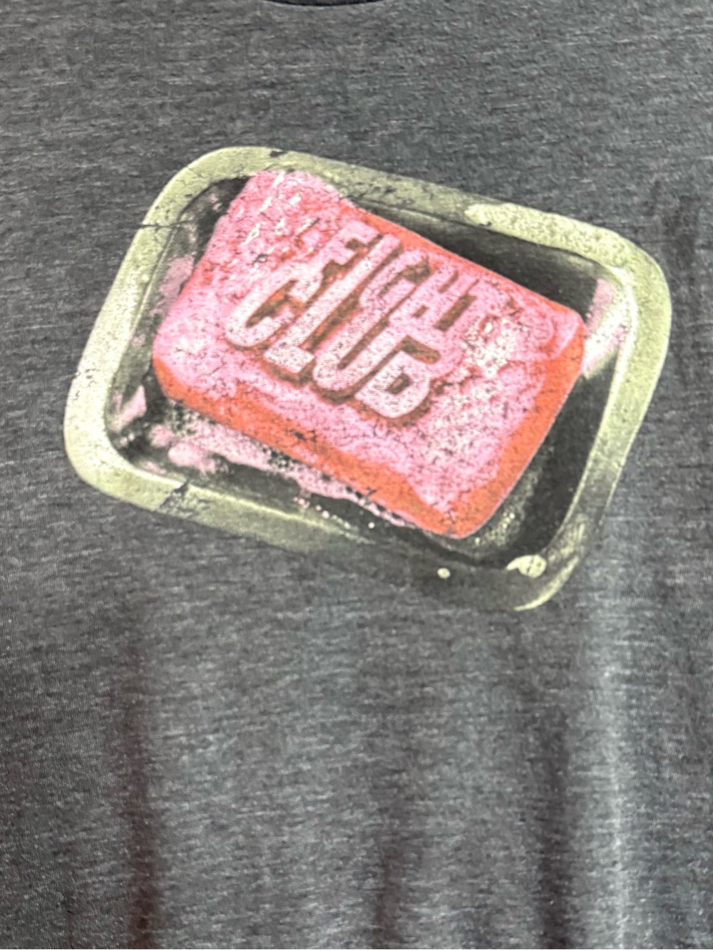 Y2K Fight Club Chuck Palahniuk Bar of Soap Graphic T-Shirt Size XXL